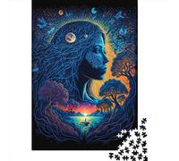 1000 Pieces Jigsaw Puzzles for Adults Mother Earth Blacklight54 Puzzle Sets for Family Paper Puzzles Brain Challenge Puzzle 1000pcs (38x26cm)