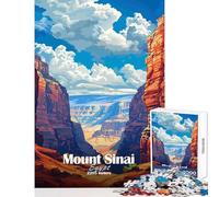 1000 Pieces Jigsaw Puzzles for Adults Mount Sinai Landscape 1000 Piece Jigsaw Educational Game Great Gifts And Toys Family Activities (38x52cm)