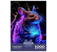 1000 Pieces Jigsaw Puzzles for Adults Mouse Jigsaws for Adults Brain Teaser Game Stress Reliever Birthday And Unique Gifts 52x38cm/1000pcs