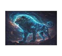 1000 Pieces Jigsaw Puzzles for Adults Nebula Lion Puzzle Teenagers Game Stress Reliever Difficult Challenge （75×50cm）