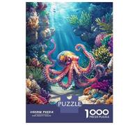 1000 Pieces Jigsaw Puzzles for Adults Ocean Life Wall Art Print Jigsaw for Adults Family Game Precision Cutting Unique Gifts for Birthday And Christmas 52x38cm/1000pcs