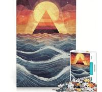 1000 Pieces Jigsaw Puzzles for Adults Oceanic Sundown Hands-on Game Stress Reliever Unique Gifts for Birthday And Christmas 50x75cm