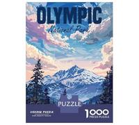 1000 Pieces Jigsaw Puzzles for Adults Olympic National Park USA Jigsaw for Adults Relax Games Perfect Decoration Unique Gifts for Birthday And Christmas 52x38cm/1000pcs