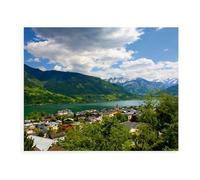 1000 Pieces Jigsaw Puzzles for Adults，Over the Rooftops of Zell am See，Decompression Games Home Decor，Puzzles for Adults Birthday Party Gifts for Puzzle Lovers（38x26cm）-BE4