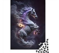 1000 Pieces Jigsaw Puzzles for Adults Pegasus Of Destiny Puzzle Sets for Family Wooden Puzzles Brain Challenge Puzzle 1000pcs (75x50cm)
