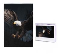 1000 Pieces Jigsaw Puzzles for Adults Personalized Wooden Puzzle 3D Bald Eagle Puzzles from Photos Picture Puzzle for Family Wedding Christmas Birthday Gifts