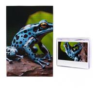 1000 Pieces Jigsaw Puzzles for Adults Personalized Wooden Puzzle Dart Frog Blue Puzzles from Photos Picture Puzzle for Family Wedding Christmas Birthday Gifts