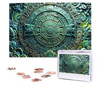 1000 Pieces Jigsaw Puzzles for Adults Personalized Wooden Puzzle Mayan Calendar End of The World Puzzles from Photos Picture Puzzle for Family Wedding Christmas Birthday Gifts