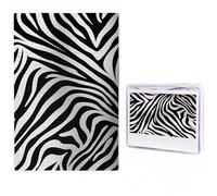 1000 Pieces Jigsaw Puzzles for Adults Personalized Wooden Puzzle Zebra Print Puzzles from Photos Picture Puzzle for Family Wedding Christmas Birthday Gifts