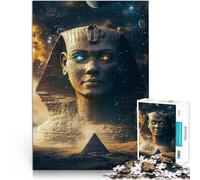 1000 Pieces Jigsaw Puzzles for Adults Pharaoh's Gaze Intellektuelles Spiel Wanddekoration Einzigartige Geburtstags- und Weihnachtsgeschenke38x26cm