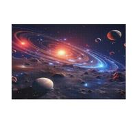 1000 Pieces Jigsaw Puzzles for Adults Planet Puzzle Teenagers Game Stress Reliever Difficult Challenge （75×50cm）