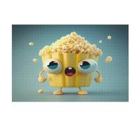 1000 Pieces Jigsaw Puzzles for Adults Popcorn Puzzle Teenagers Game Stress Reliever Difficult Challenge （75×50cm）