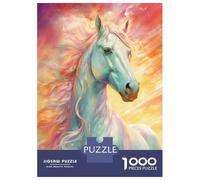 1000 Pieces Jigsaw Puzzles for Adults Powerful Wild Horse Jigsaws for Adults Brain Teaser Game Stress Reliever Birthday And Unique Gifts 52x38cm/1000pcs