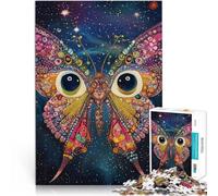 1000 Pieces Jigsaw Puzzles for Adults Psychedelic Butterfly Quizspiel eignet sich ideal als Geschenk für die ganze Familie52x38cm