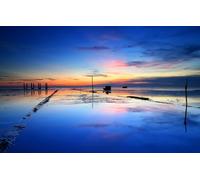 1000 Pieces Jigsaw Puzzles for Adults Puzzles 1000 Piece Jigsaws for Adults Puzzle, Sea, Boat, Low Tide 26x38CM