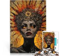1000 Pieces Jigsaw Puzzles for Adults “Queen of Fire Mosaic” Made of wood，for and from 14 years and over Stress Relief Toys Best Gift for Adults and teenagers。size：50x75cm/14.96x20.47inch