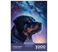 1000 Pieces Jigsaw Puzzles for Adults Rottweiler Style 5 Adult Puzzles Relaxing Games Difficult Hard Unique Gifts for Birthday And Christmas 70x50cm/1000pcs