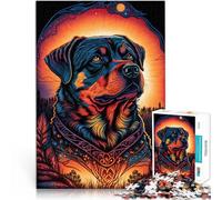 1000 Pieces Jigsaw Puzzles for Adults Rottweiler Style 7 Familienspiel für und Heimdekoration Spielzeug38x26cm