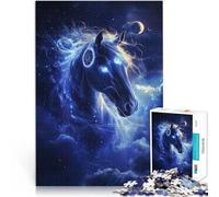 1000 Pieces Jigsaw Puzzles for Adults Sacred Horse Made of cardboard for age 14+ Home Decoration game Toys Christmas game Presents for Women。size：26x38cm/10.24x14.96inch