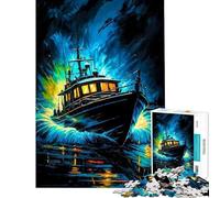 1000 Pieces Jigsaw Puzzles for Adults Sailing In The Rain Challenging Game Toys Educational Game Wall Decoration Great Gifts And Toys (size 50x75cm)