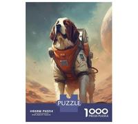 1000 Pieces Jigsaw Puzzles for Adults Saint Bernard Mars Adult Jigsaw Brain Teaser Game Birthday Present Birthday And Unique Gifts 70x50cm/1000pcs