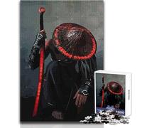 1000 Pieces Jigsaw Puzzles for Adults Samurai Warrior Enjoy Gentle Leisure Relaxation Stable Fit Accurate Cutting Toy Size 50x75cm