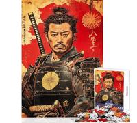 1000 Pieces Jigsaw Puzzles for Adults Samurai Warrior Graffiti Artwork Strengthen Happy Family Ties Special Surprise (38x52cm)