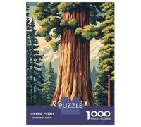 1000 Pieces Jigsaw Puzzles for Adults Sequoia National Park Jigsaw for Adults Relax Games Perfect Decoration Unique Gifts for Birthday And Christmas 52x38cm/1000pcs
