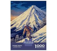 1000 Pieces Jigsaw Puzzles for Adults Snowboard Japanese Puzzles for Adults Family Games Precision Cutting Unique Gifts for Birthday And Christmas 70x50cm/1000pcs