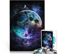 1000 Pieces Jigsaw Puzzles for Adults Space Art Moon Learning Educational Toy 26x38cm deal as gifts for the whole family