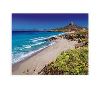 1000 Pieces Jigsaw Puzzles for Adults，Spanish Tower of San Giovanni di Sinis，Decompression Games Home Decor，Puzzles for Adults Birthday Party Gifts for Puzzle Lovers（75x50cm）-BF64