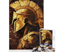 1000 Pieces Jigsaw Puzzles for Adults Spartan Warrior Mosaic Family Games Stress Reliever Toy Wall Decor Artists Collection, Fine Art (50x75cm)
