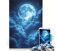 1000 Pieces Jigsaw Puzzles for Adults Stairway to The Moon, Hands-on Game, Stress Reliever, Unique Gifts for Birthday And Christmas 38x26cm