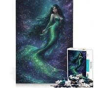 1000 Pieces Jigsaw Puzzles for Adults Star Fantasy Mermaid, Hands-on Game, Stress Reliever, Unique Gifts for Birthday And Christmas 50x75cm