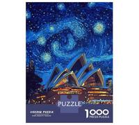 1000 Pieces Jigsaw Puzzles for Adults Starry Opera Night-1 Jigsaw Puzzle Family Game Wall Art Unique Gifts for Birthday And Christmas 38x26cm/1000pcs