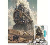 1000 Pieces Jigsaw Puzzles for Adults Steampunk Colossus, Hands-on Game, Stress Reliever, Unique Gifts for Birthday And Christmas 38x52cm