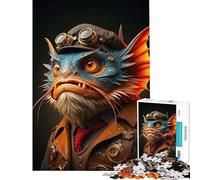 1000 Pieces Jigsaw Puzzles for Adults Steampunk Voyager Family Game for Educational Game Challenge Toy Gifts for Women Men Birthday Present (size 38x26cm)