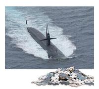 1000 Pieces Jigsaw Puzzles for Adults Submarine Square Jigsaw Puzzles, for Adults And Teenager, Wooden Puzzles Home Art Decor 1000pcs (75x50cm)