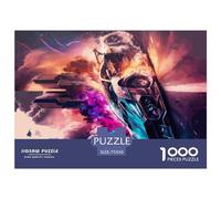 1000 Pieces Jigsaw Puzzles for Adults Supercar Square Wooden Puzzles Unique Piece Puzzle Educational Fun Games Toys 1000pcs (75x50cm)