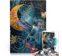 1000 Pieces Jigsaw Puzzles for Adults Surreal Hummingbird Staycation: Zeit totschlagen Lustiges Geschenk38x26cm