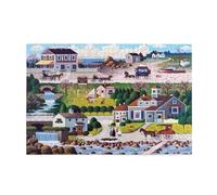 1000 Pieces Jigsaw Puzzles for Adults Teens Charles Wysocki Cricket Hawk Harbor Fun Game Props Educational Toys Decompressing Intellectual Puzzles Gift for Easter Hallowen Christmas Birthday