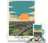 1000 Pieces Jigsaw Puzzles for Adults The Bronx, NYC, Hands-on Game, Train Your Brain And Hands, Every Piece Is Unique 38x26cm
