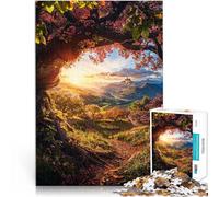 1000 Pieces Jigsaw Puzzles for Adults The Castle's Call Herausforderndes Spiel Geburtstagsgeschenk, Geschenke, Wandkunst75x50cm