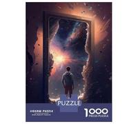1000 Pieces Jigsaw Puzzles for Adults The Door to The Unknown V2 Jigsaws for Adults Brain Teaser Game Stress Reliever Birthday And Unique Gifts 38x26cm/1000pcs