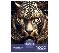 1000 Pieces Jigsaw Puzzles for Adults The Golden Tiger Lord Jigsaws for Adults Brain Teaser Game Stress Reliever Birthday And Unique Gifts 70x50cm/1000pcs