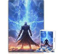 1000 Pieces Jigsaw Puzzles for Adults The Lightning Sorcerer Enjoy Gentle Leisure Relaxation Stable Fit Accurate Cutting Toy Size 38x52cm