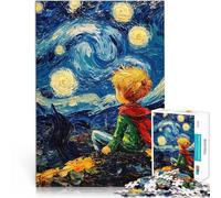1000 Pieces Jigsaw Puzzles for Adults The Little Prince Starry Night Schwierig Schwer Ein Kunstwerk52x38cm