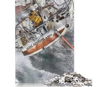 1000 Pieces Jigsaw Puzzles for Adults The Lone Sailor Square Jigsaw Puzzles, for Adults And Teenager, Wooden Puzzles Home Art Decor 1000pcs (75x50cm)