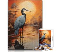 1000 Pieces Jigsaw Puzzles for Adults THE MARABOU STORK Enjoy Gentle Leisure Relaxation Stable Fit Accurate Cutting Toy Size 50x75cm