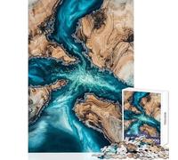 1000 Pieces Jigsaw Puzzles for Adults The River's Chill Practical Game Improve Memory Toy Wall Decor Christmas Birthday Gifts (38x52cm)